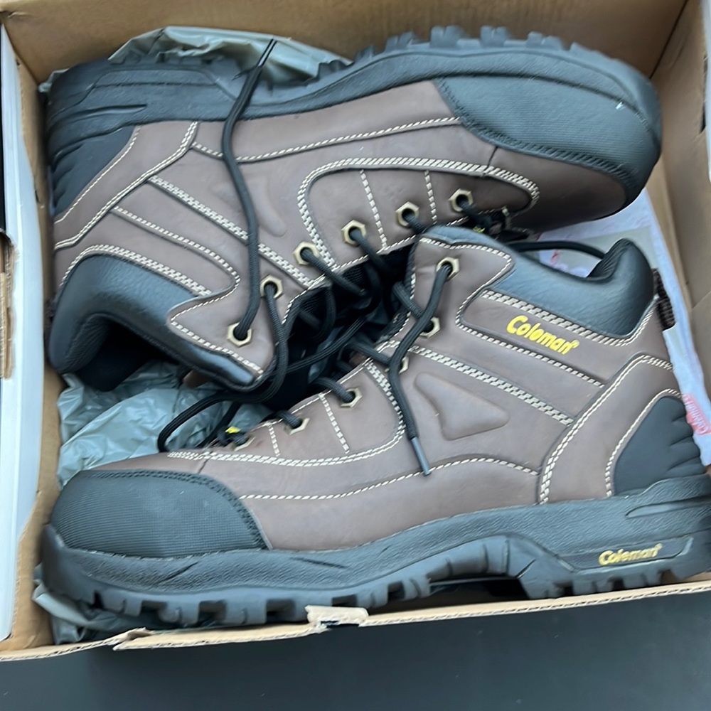Coleman steel toe work boots